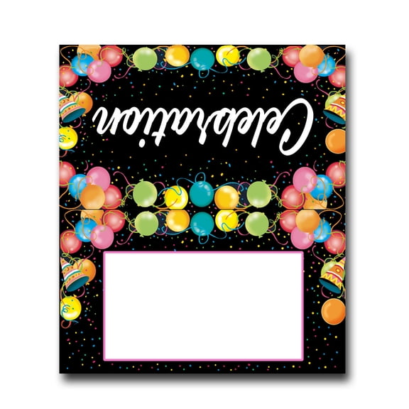 Name Tents for Celebration 3.54- Unfolded, 3.52- Folded, 25 Cards 77020