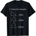 thumbnail image 1 of Name The Triangles - Math Problem - Funny Math Lover T-Shirt, 1 of 4