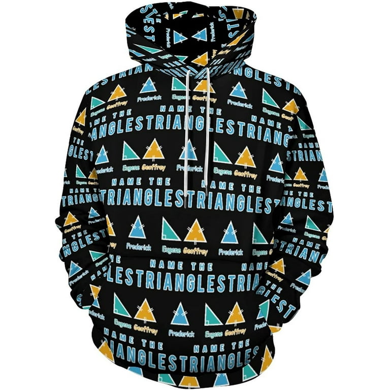 Name The Triangles Unisex Sweatshirt Long Sleeve Hooded Pullover