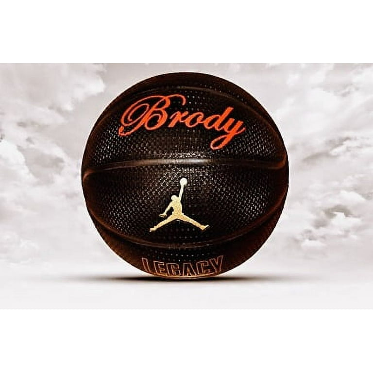 Nike Jordan Legacy Customized Personalized Black and Gold