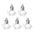 thumbnail image 1 of Name on Rice Glass Vial Pendant Turtle, 5 Pieces, 1 of 6
