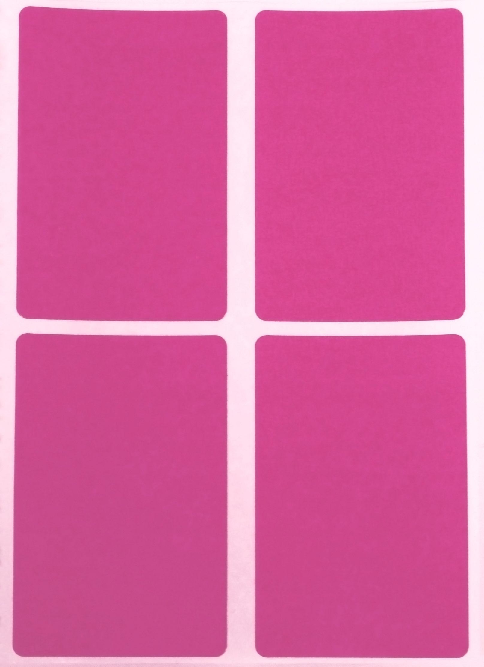 Name tag Stickers Pink Labels Colored Sticker in Rectangular Shape 3x2 ...