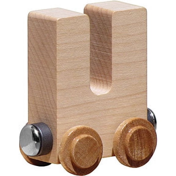 NameTrain Clear Finish Letter Cars - U