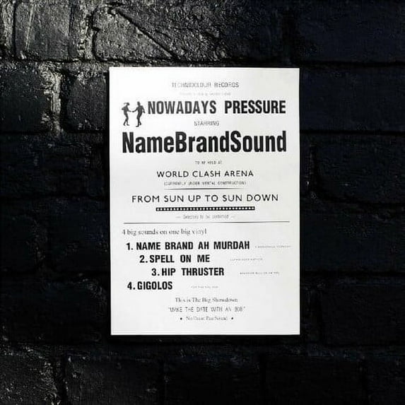 Namebrandsound - Nowadays Pressure - Pop Rock - Vinyl