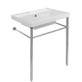 thumbnail image 1 of Nameeks Scarabeo 3004-CON-No Hole Scarabeo 24-1/5" Ceramic Bathroom Sink For Console, 1 of 1
