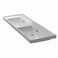 thumbnail image 1 of Nameeks 3006-No Hole Scarabeo 48" Ceramic Wall Mounted / Drop In Bathroom Sink - White, 1 of 1