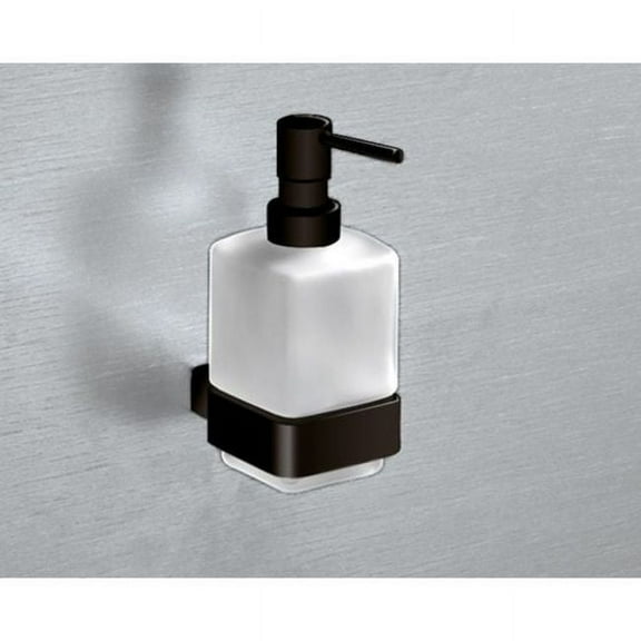 Nameeks 5481 Gedy Collection Wall Mounted Soap Dispenser - Black