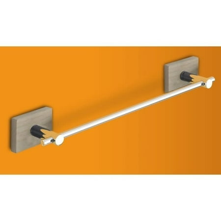 Nameeks 6621-30 Gedy Wall Mounted Towel Bar - Wood