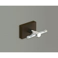 thumbnail image 1 of Nameeks 6626 Minnesota Wood Double Robe Hook - Wenge, 1 of 1