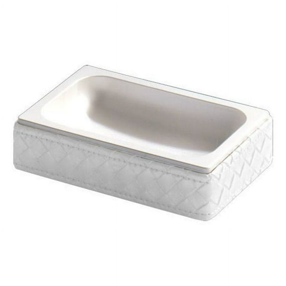 gedy 6711-42 soap dish, 0.4" l x 5" w, pearl white