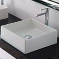 thumbnail image 1 of Nameeks Scarabeo 8031/40-No Hole Scarabeo 15-1/4" Ceramic Vessel Bathroom Sink - White, 1 of 2