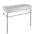 thumbnail image 1 of Nameeks Scarabeo 8031/R-100A-CON-No Hole Scarabeo 39 2/5" Ceramic Trough Style Bathroom, 1 of 1
