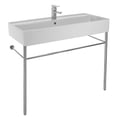 thumbnail image 1 of Nameeks Scarabeo 8031/R-100A-CON-One Hole Scarabeo 39 2/5" Ceramic Trough Style Bathroom, 1 of 1