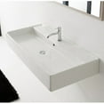thumbnail image 1 of Nameeks 8031/R-120A-One Hole Scarabeo 47-1/4" Ceramic Wall Mounted / Vessel Bathroom Sink, 1 of 1