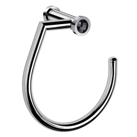 Nameeks Windisch 85514CRN Windisch Wall Mounted Towel Ring - Black