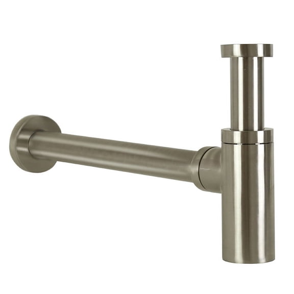 Nameeks Remer 958L-NP Remer 12" Wall Mounted P-Trap - Nickel