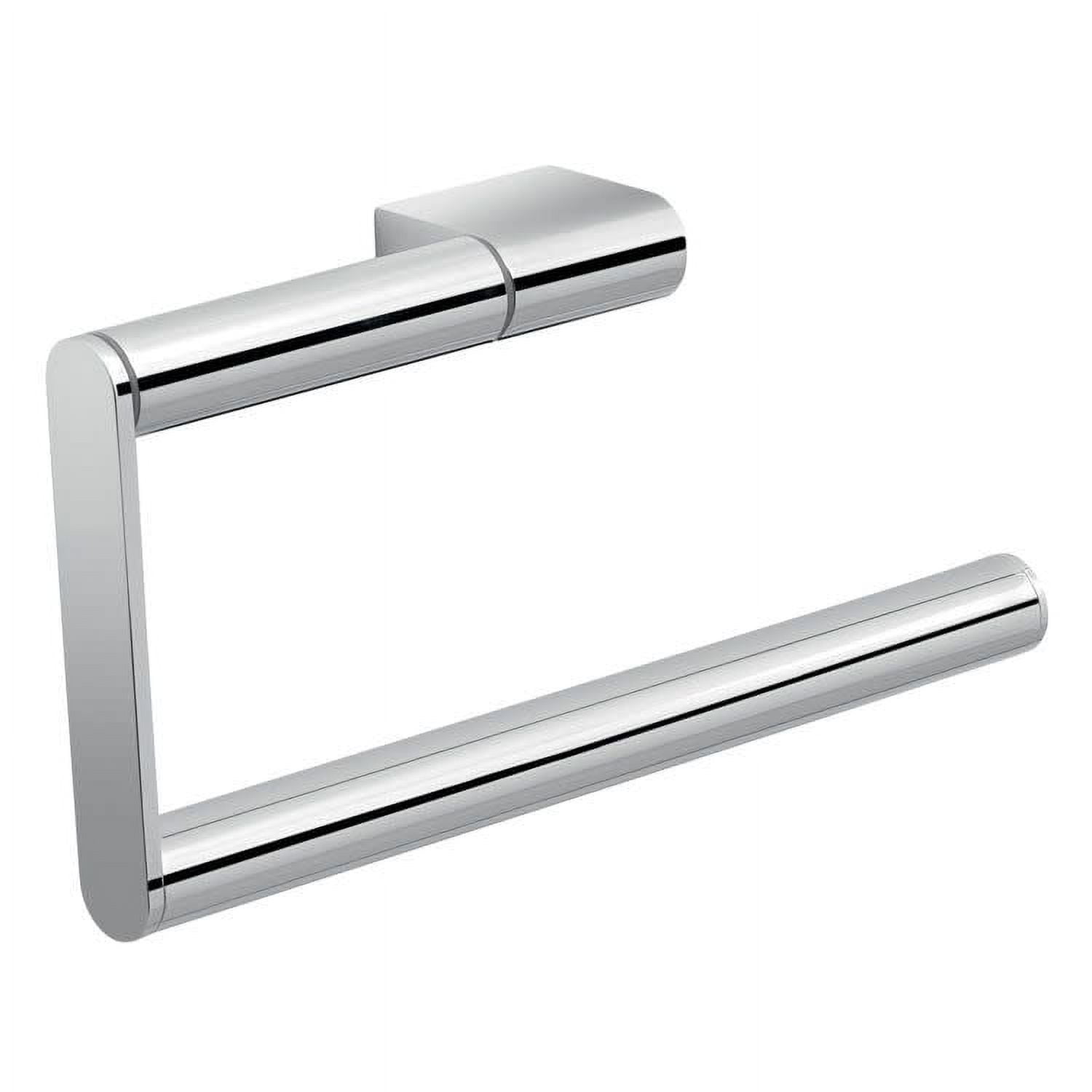 Polished Chrome Wall Mounted Brass Towel Ring