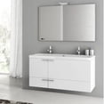 thumbnail image 1 of Nameeks Ans08 Acf 48" Wall Mounted / Floating Vanity Set - White, 1 of 1