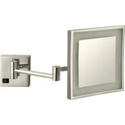 Glimmer by Nameeks Wall Mounted LED Lighted Magnifying Makeup/Shaving Mirror