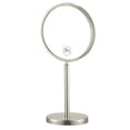 thumbnail image 1 of Nameeks Ar7716-3X Glimmer 7-7/8" Diameter Modern Circular Framed Bathroom Mirror - Nickel, 1 of 4