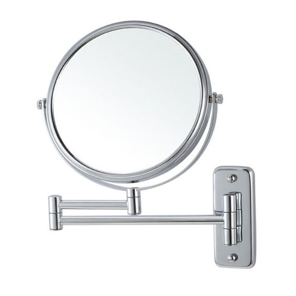Nameeks Nameeks AR7719-CR-3x Glimmer 8" Diameter Modern Circular Framed Makeup Wall Mirror