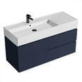 thumbnail image 1 of Nameeks Block-4818-W Block 48" Wall Mounted Single Basin Vanity Set - Blue, 1 of 7
