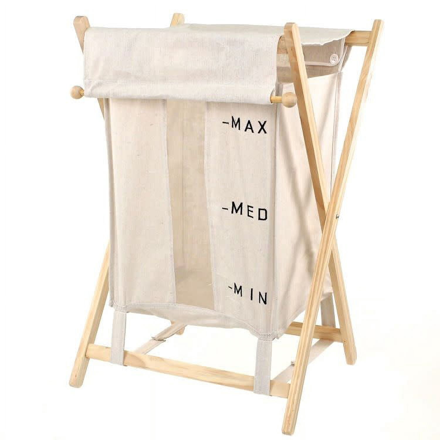 Nameeks Gedy BU38-03 Gedy Free Standing Laundry Basket - Beige