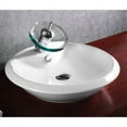 thumbnail image 1 of Nameeks Ca4140 Caracalla 20-1/11" Ceramic Vessel Bathroom Sink - White, 1 of 2
