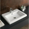 thumbnail image 1 of Nameeks Tecla CAN01011-One Hole Tecla 23-5/8" Ceramic Wall Mounted / Drop In Bathroom Sink, 1 of 2
