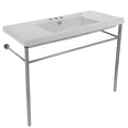 thumbnail image 1 of Nameeks Tecla CAN03011-CON-Three Hole Tecla 39-3/8" Ceramic Bathroom Sink For Console, 1 of 1