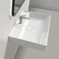 thumbnail image 1 of Nameeks CeraStyle 037100-U-ONE HOLE Sharp Rectangular White Ceramic Wall Mounted Or Drop, 1 of 1