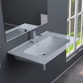 thumbnail image 1 of Nameeks CeraStyle 042000-U-One Hole Blue 23-1/2" Rectangular Ceramic Wall Mount / Drop In, 1 of 3