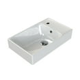 thumbnail image 1 of Nameeks Cerastyle 044300-U-One Hole Sharp 19-11/16" Rectangular Ceramic Drop In/Wall, 1 of 2