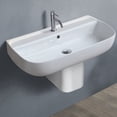 thumbnail image 1 of Nameeks CeraStyle 078700U-S-PED-One Hole Aqua 29-5/8" Rectangular Ceramic Wall Mount /, 1 of 2