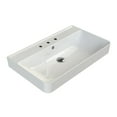 thumbnail image 1 of Nameeks Cerastyle 078800-U-Three Hole Hera 31-1/2" Rectangular Ceramic Drop In/Wall, 1 of 1