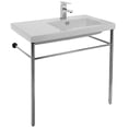 thumbnail image 1 of Nameeks Co01011-Con-One Hole Tecla 31-1/2" Ceramic Bathroom Sink For Console Installation, 1 of 2