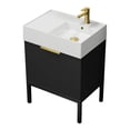 thumbnail image 1 of Nameeks Derin-2417-S-R Derin 24" Free Standing Single Basin Vanity Set - Gold, 1 of 6