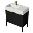 thumbnail image 1 of Nameeks Derin603 Derin 32" Free Standing Single Basin Vanity Set - Gold, 1 of 5