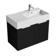 thumbnail image 1 of Nameeks Derin-3217-W-C-R Derin 32" Wall Mounted Single Basin Vanity Set - Black, 1 of 7