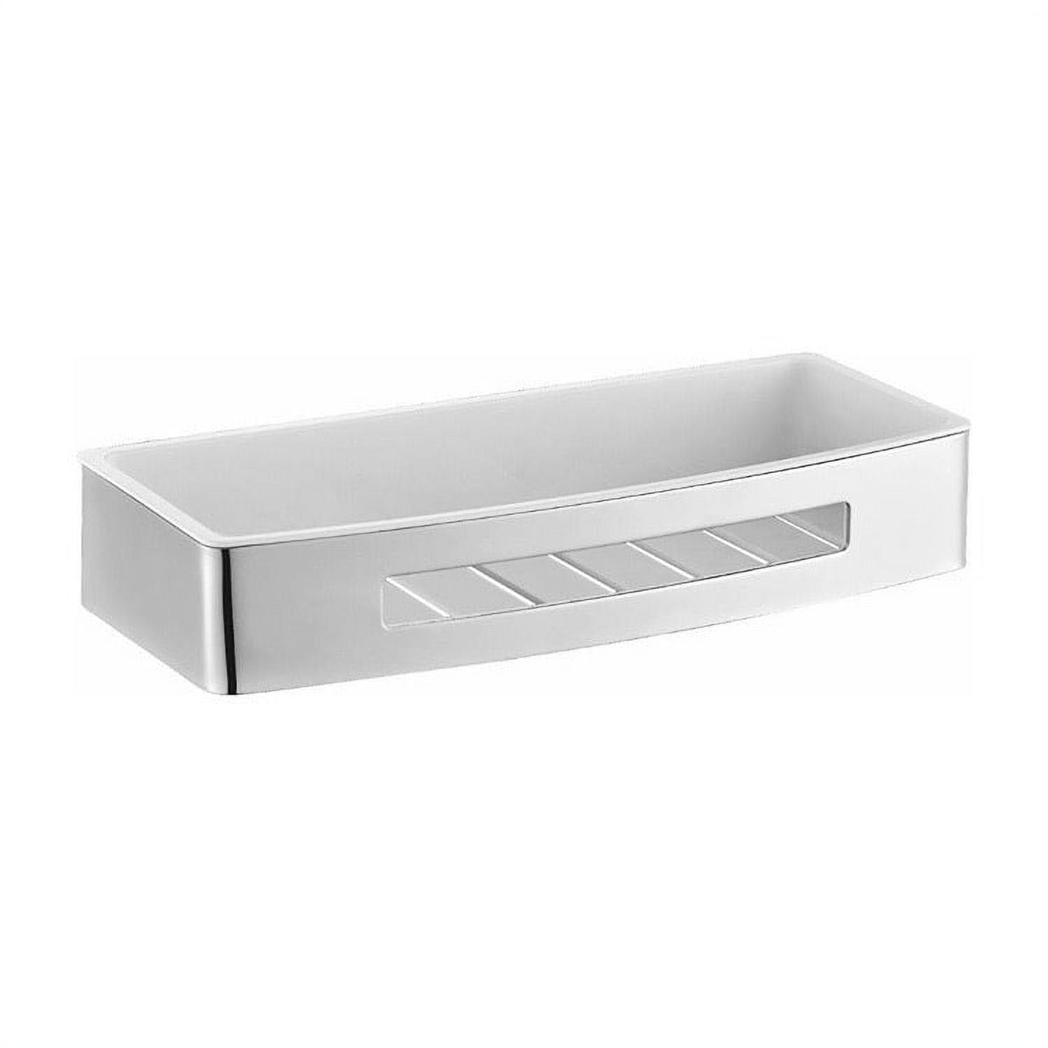 Chrome 12" Stainless Steel Wall Mounted Shower Basket