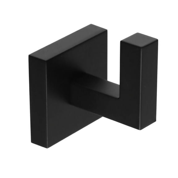 Nameeks Nnbl0054 Modern Hotel Single Robe Hook - Black