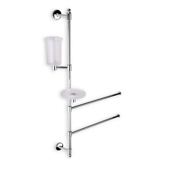 Nameeks P24 Stilhaus Wall Mounted Bathroom Butler - Chrome