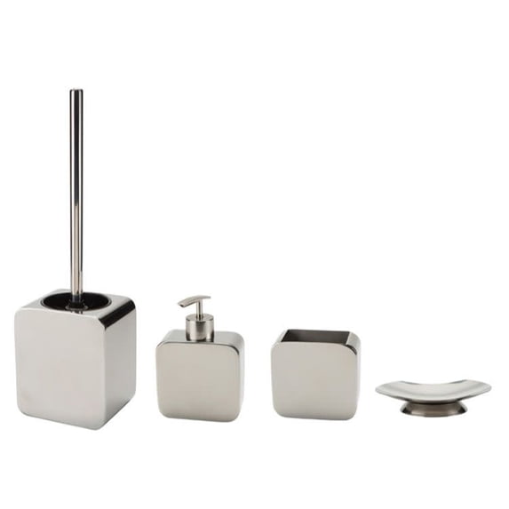 Gedy by Nameeks Polaris 4-Piece Bathroom Accessory Set