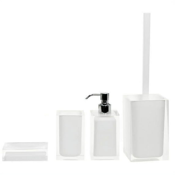 Nameeks Ra100 Gedy Bathroom Accessories Set - White
