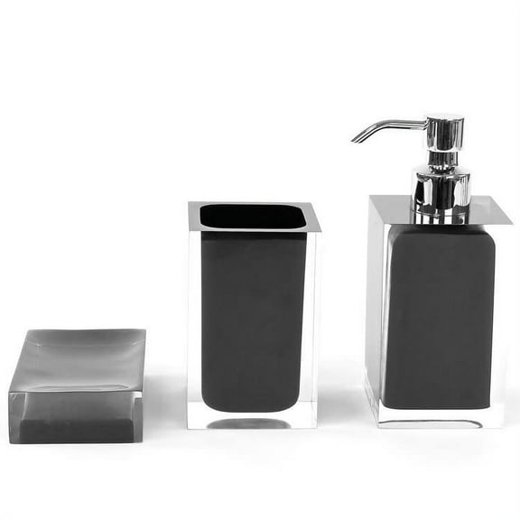 Nameeks Ra500 Gedy Bathroom Accessories Set - Black