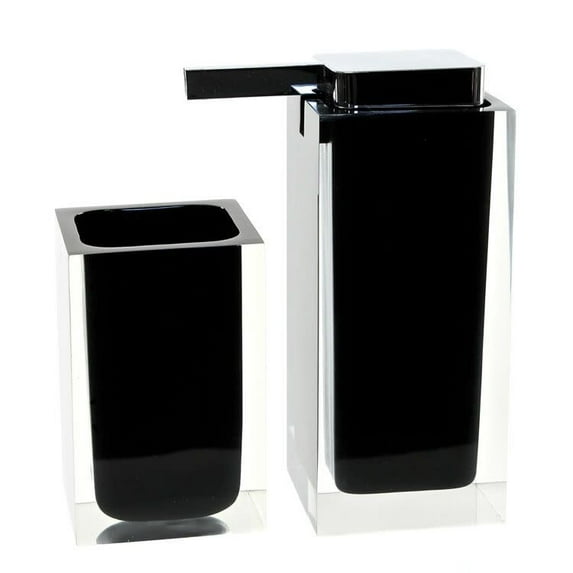 Nameeks Ra680 Gedy Bathroom Accessories Set - Black