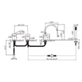 thumbnail image 1 of Nameeks S3514c Fima Deck Mounted Tub Filler - Nickel, 1 of 2