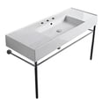 thumbnail image 1 of Nameeks Scarabeo 5125-CON-Three Hole Scarabeo Teorema 2.0 48" Rectangular Ceramic Console, 1 of 1