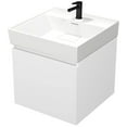 thumbnail image 1 of Nameeks Sharp-1919-W Sharp 18" Wall Mounted Single Basin Vanity Set - White, 1 of 7