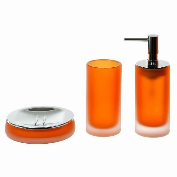 Nameeks Ti281 Gedy Bathroom Accessories Set - Orange